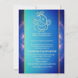 Convite Ganesh Chaturthi Puja