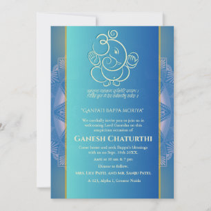 Convite Ganesh Chaturthi Puja
