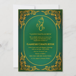 Convite Ganesh Chaturthi Puja