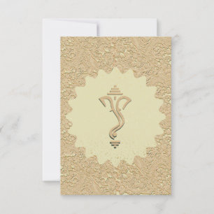 Convite Ganesha casamento hindu indiano