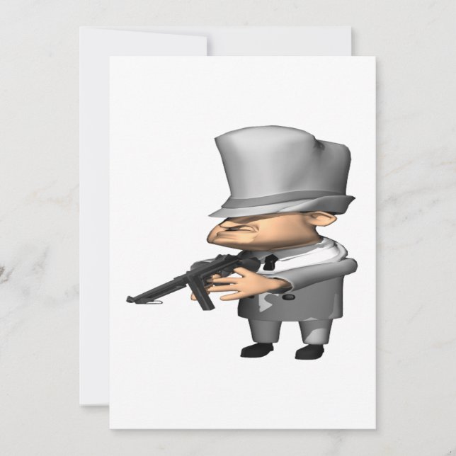 Convite Gângster (Frente)