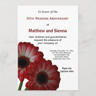 Convite Garbera Anniversário