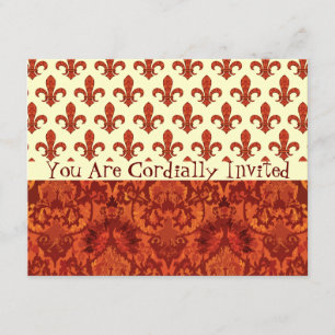 Convite Garden Fleur de lis