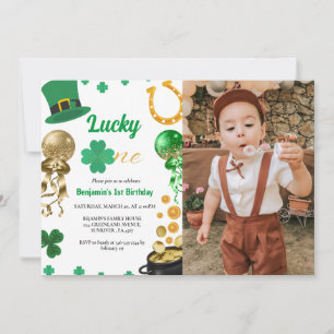 Convite Garota de Dia de São Patrício de Aniversário da So