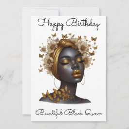 Convite Garota Negra Magia Aniversário Sista Melanin Mulhe
