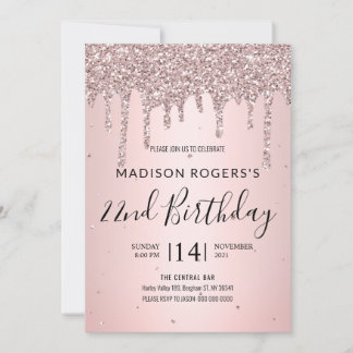 Convite Garota-reluzente de bronze reluzente