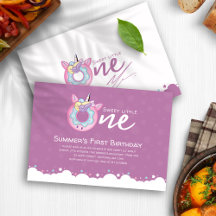 Garota Rosa Púrpura, doce Uma Rosquinha primeiro a