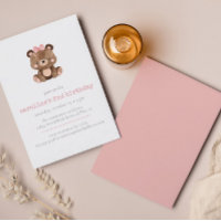 Garota-Urso-de-Pau-Rosa-Rosa-Bonita Aniversário