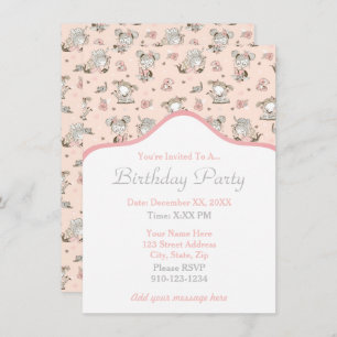 Convite Garotas bonitas lendo livros dão ideias