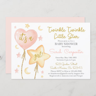Convite Garotinha do Twinkle Twinkle