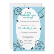 Garoto aspergido É um Chá de fraldas