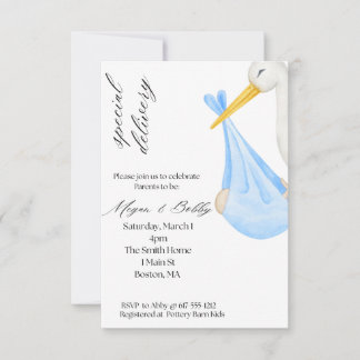 Convite Garoto de Entrega Especial