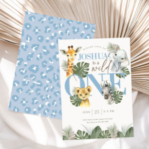 Convite Garoto Selvagem Um Safari Aniversário na Selva