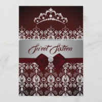 Garrafa Burgundy Brilho de Diamante Tiara Arco