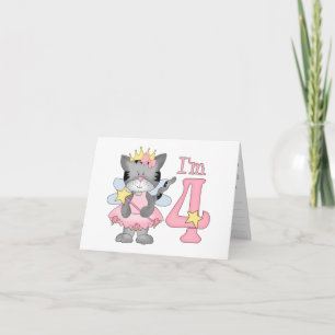 Convite Gatinho 4. Aniversário
