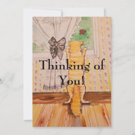 Convite gatinho da placa de posto