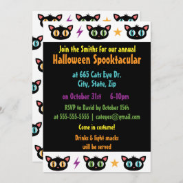 Convite Gatinhos Pretos Lil