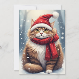 Convite Gato de Natal