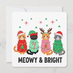Convite Gato de Natal