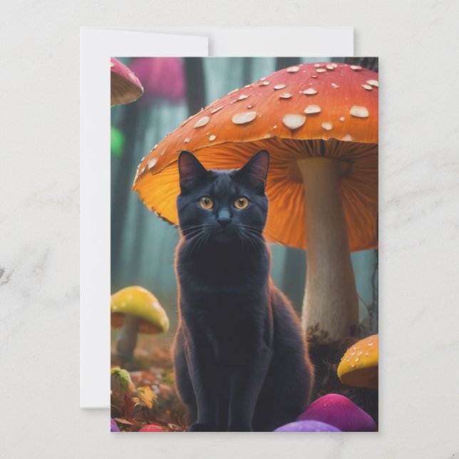 Convite gato em MUSHROOM (Frente)