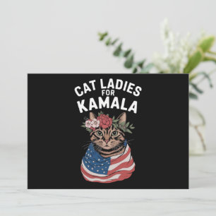 Convite Gato Senhoras Para A Eleição De Lady Harris De Kam