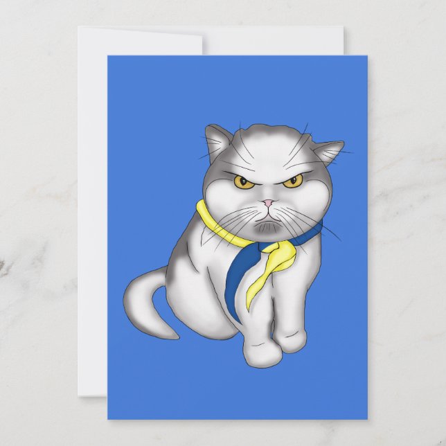 Convite Gato ucraniano (Frente)