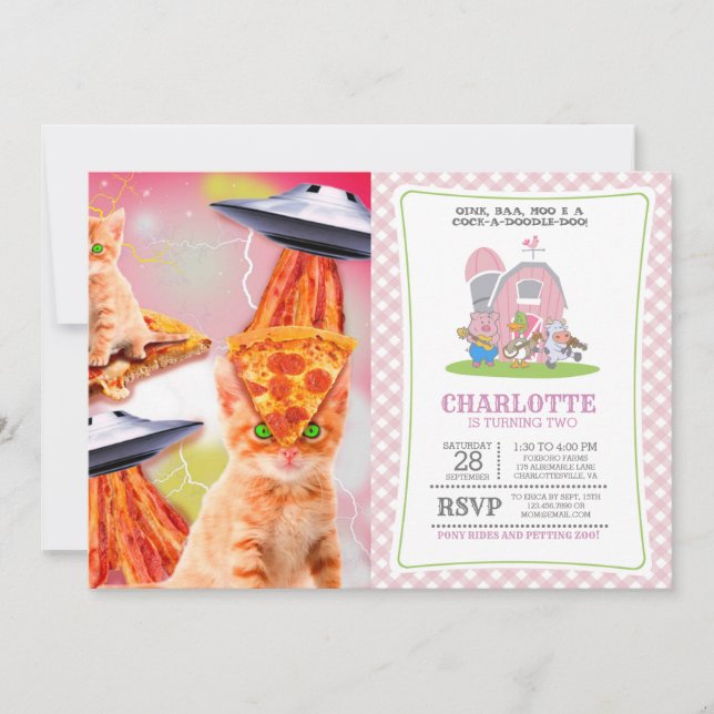 Convite Gatos, balizas e úfos (Frente)