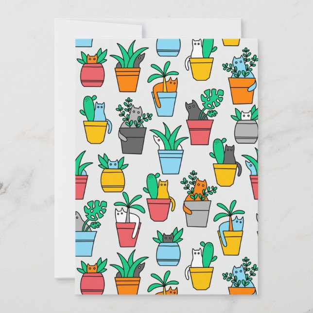 Convite Gatos nos pântanos (Frente)