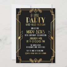 Gatsby, Art Déco, mistério de assassinato, Soirees