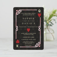 Gatsby Casino Las Vegas Pink Black Poker Casamento