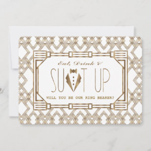 Convite Gatsby, Excelente, VOCÊ SERÁ MEU BEARER