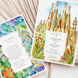 Convite Gaudí Barcelona Sagrada Família & Mosaico