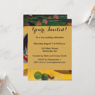 Convite Gauguin French Polynesia Tahiti Women Painting