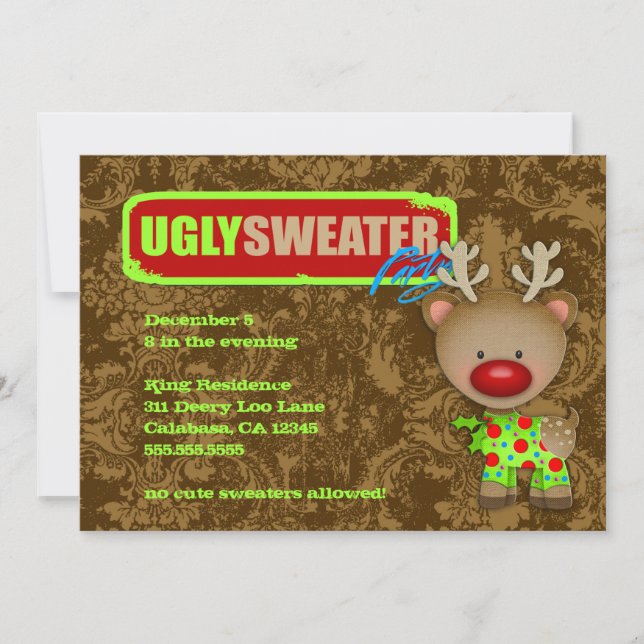 Convite GC Ugly Sweater (Frente)