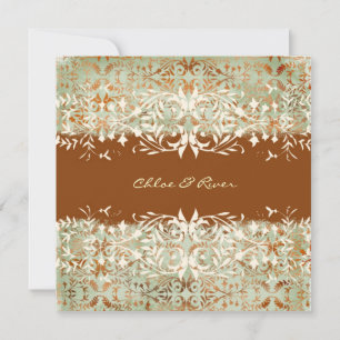 Convite GC  Vintage Melon — Laranja Queimada