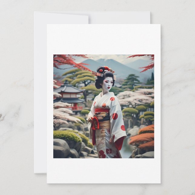 Convite geisha (Frente)