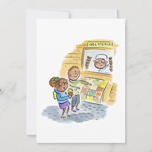 Convite Gelateria (Frente)