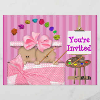 CONVITE GÊMEO DO CHÁ DO BEBÉ DO AFRO-AMERICANO