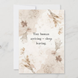 Convite Gender Neutral Baby Shower Invitation Card