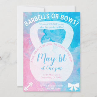 Convite Gender Reveal Invitation