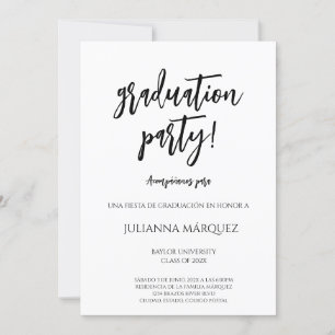 Convite Generación 2024 invitación de graduación