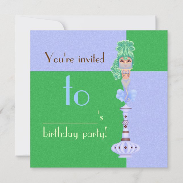 Convite Génios em uma garrafa (Frente)