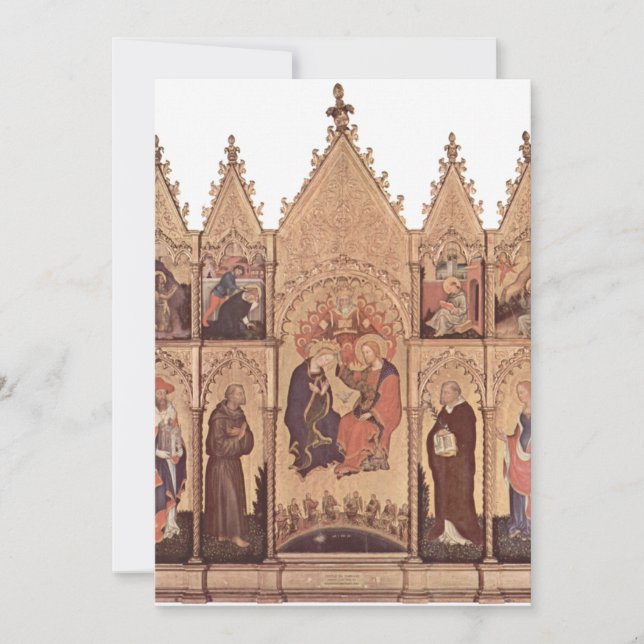 Convite Gentile da Fabriano - Valle Romita Polyptych (Frente)
