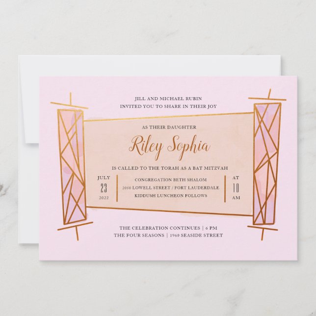 Convite Geo Torah (Frente)