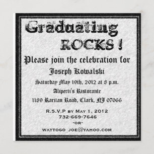 Convite Geólogo de graduação