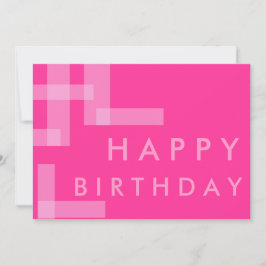 Convite Geométrico de Aniversário