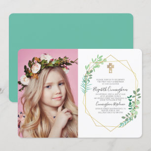 Convite Geométrico de Fotografia Cruzada