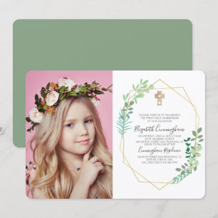 Convite Geométrico de Fotografia Cruzada