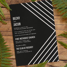 Convite Geométrico para Casamento Geométrico da Kr