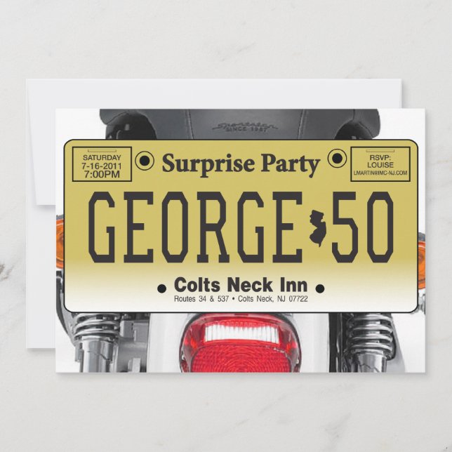 Convite george50 (Frente)